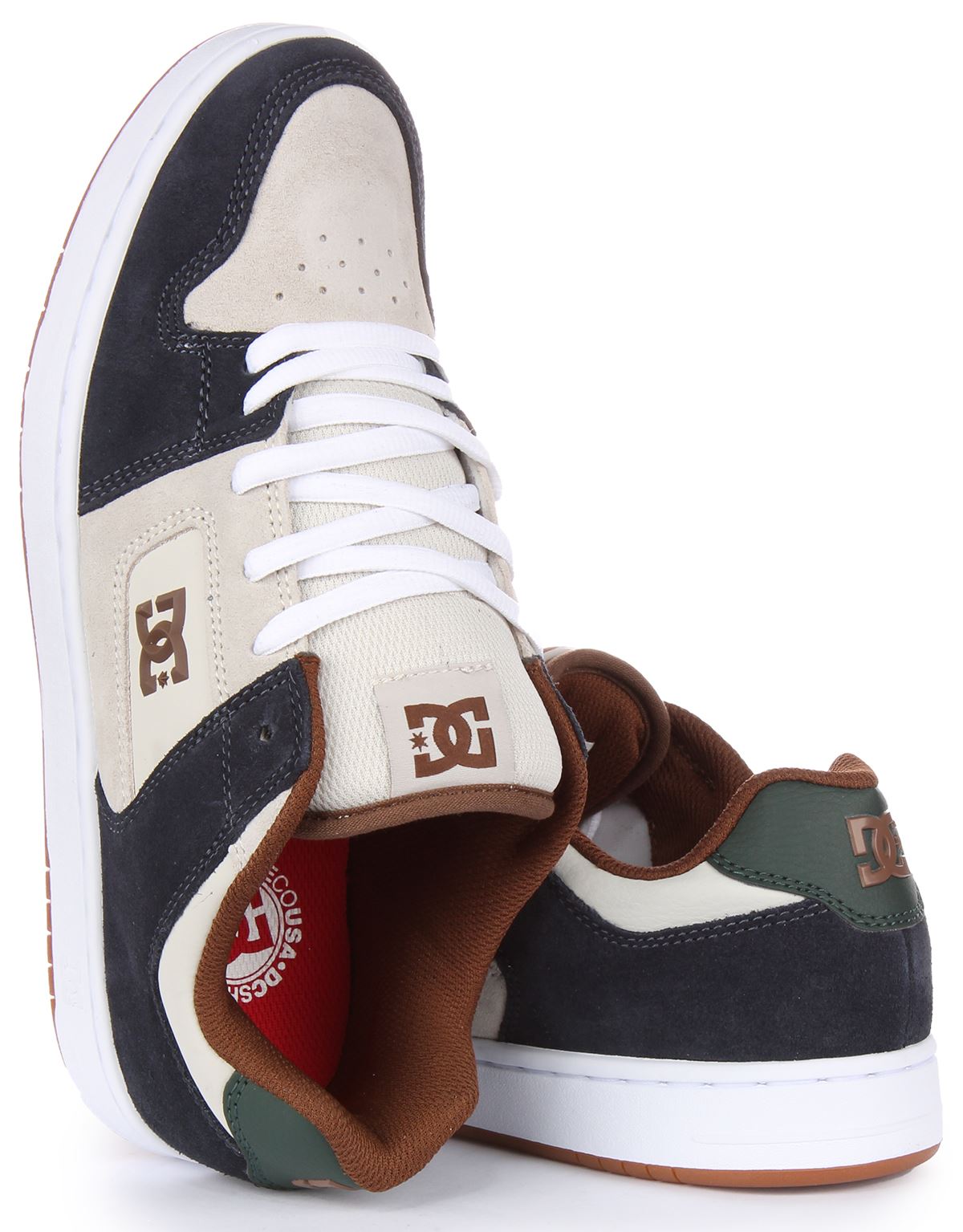 Dc Shoes Manteca 4 S Lace Up Suede Unisex Sneaker Grey Navy US 7 - 13 - Picture 5 of 13