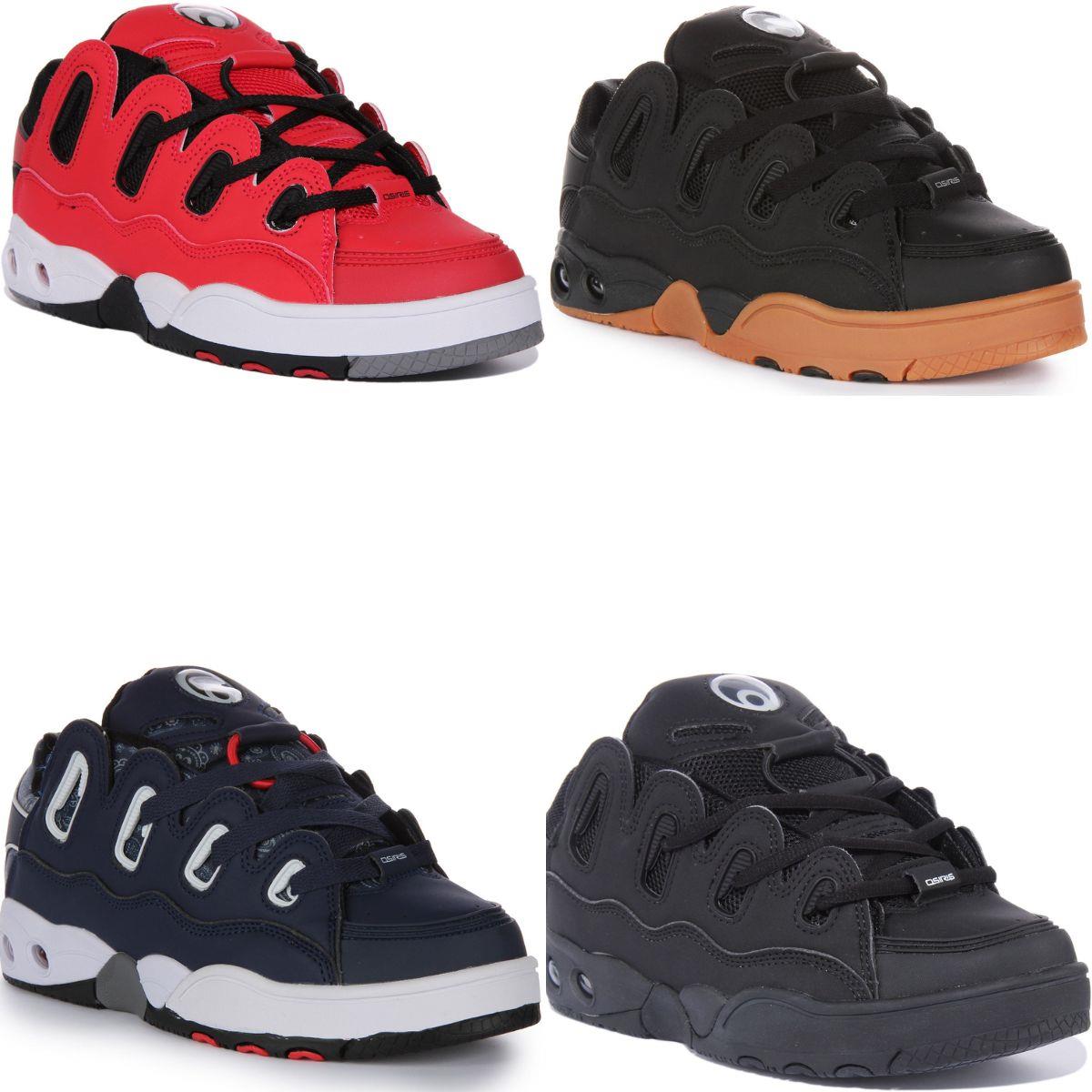 【y2k】osiris D3 27cm Osiris D3 OG Air Bag Chunky Lace Up Skateboard Shoe Black Mens
