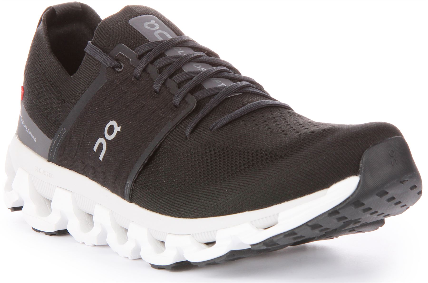 Pre-owned On Running Cloudswift 3 Dual Density Heli Mesh Sneakers Black Mens Us 7 - 13