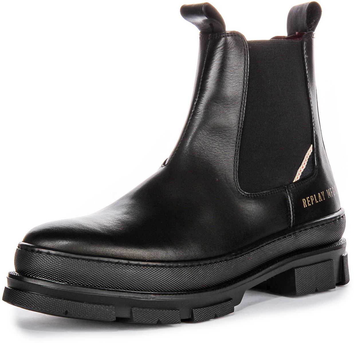 Replay Vega Lea Chunky Sole Chelsea Mens Boots Tan UK 7 - 12 - Picture 7 of 13