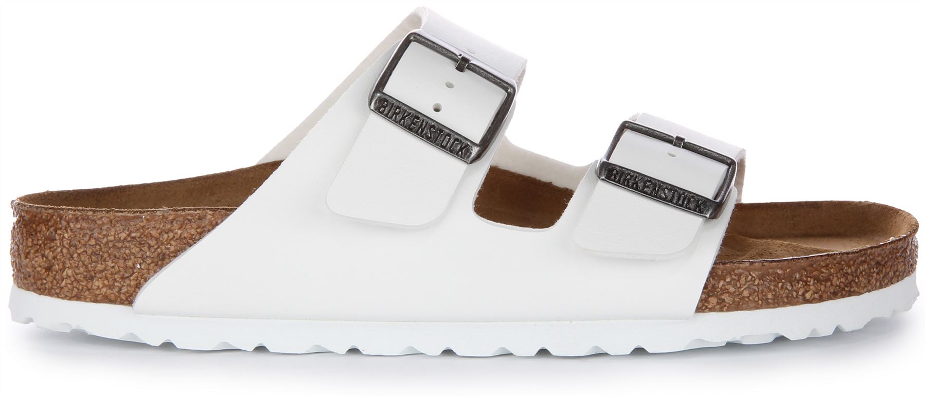 Birkenstock Arizona BF Slide 2 Buckle Strap Anatomic Sandal White UK 3.5 - 9.5 - Picture 8 of 12