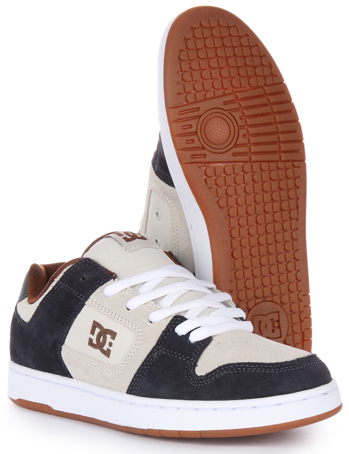 Dc Shoes Manteca 4 S Lace Up Suede Unisex Sneaker Grey Navy US 7 - 13 - Picture 6 of 13