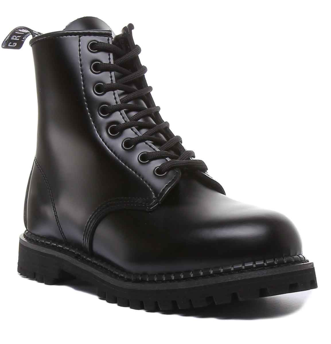 Шлифовальные станки Cedric Cs Унисекс 8 Ösen Leder Stiefeletten Herren в Шварце, Великобритания, 3 - 12