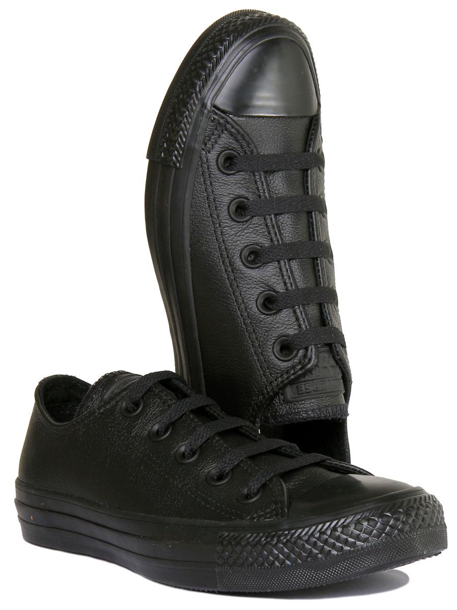 Converse 135253 Ct As Ox Unisex Leather Sneakers In Black