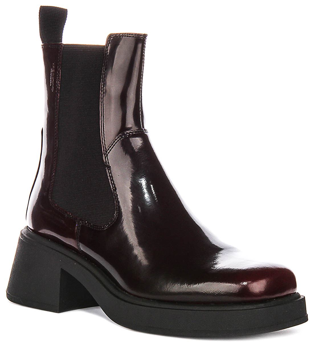 Vagabond Dorah spitz zulaufende Leder-Chelsea-Boot Bordo Damen UK 3 8 35190₽