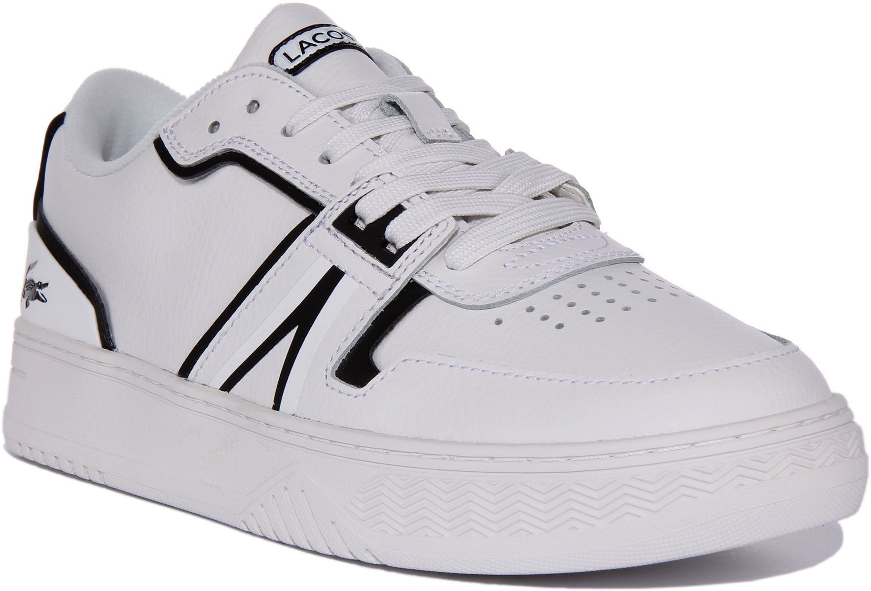 Lacoste White and Black Sneakers Lacoste Men main image 4