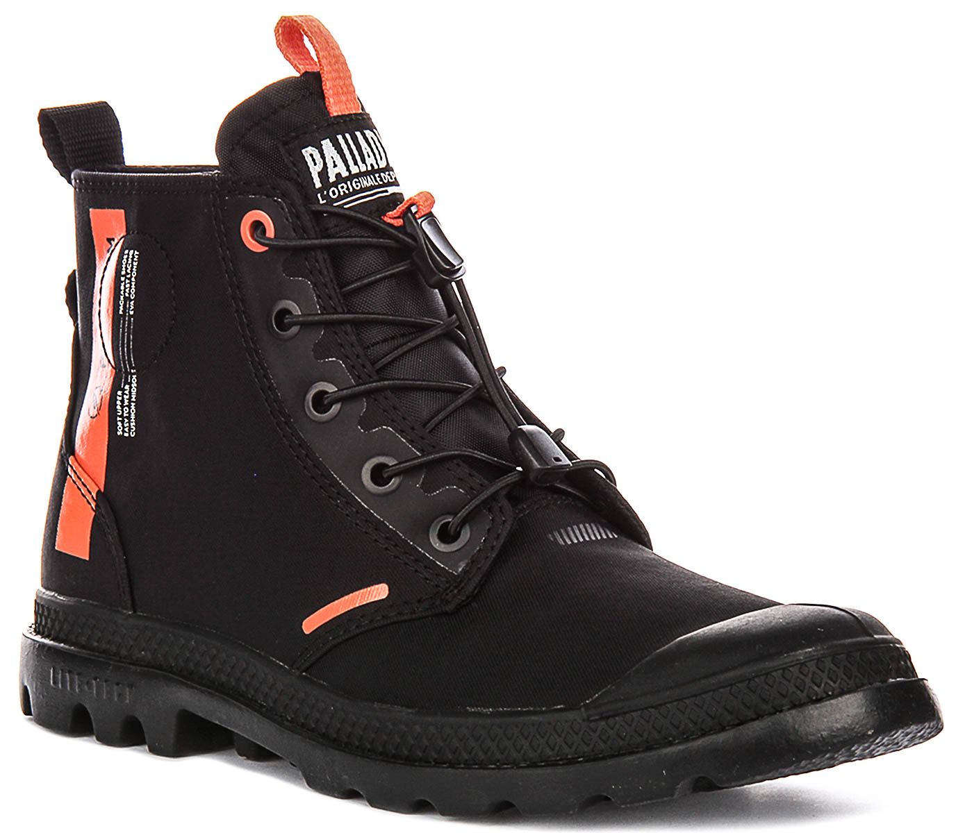 Palladium Pampa Leicht City Escape Schnrung Damen Stiefel IN Schwarz EU 36-46 27090₽