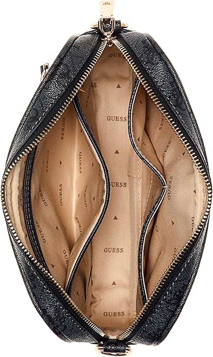 Guess Meridian Mini Shoulder Hand Womens Bag In Coal - Picture 6 of 6