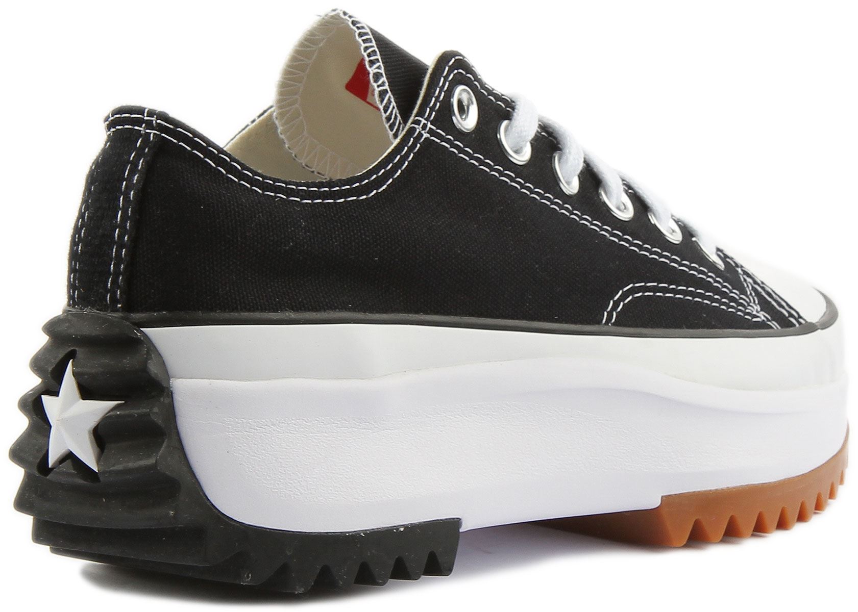 Converse 168816 Run Star Hike Ox Unisex Low Sneaker In Black White