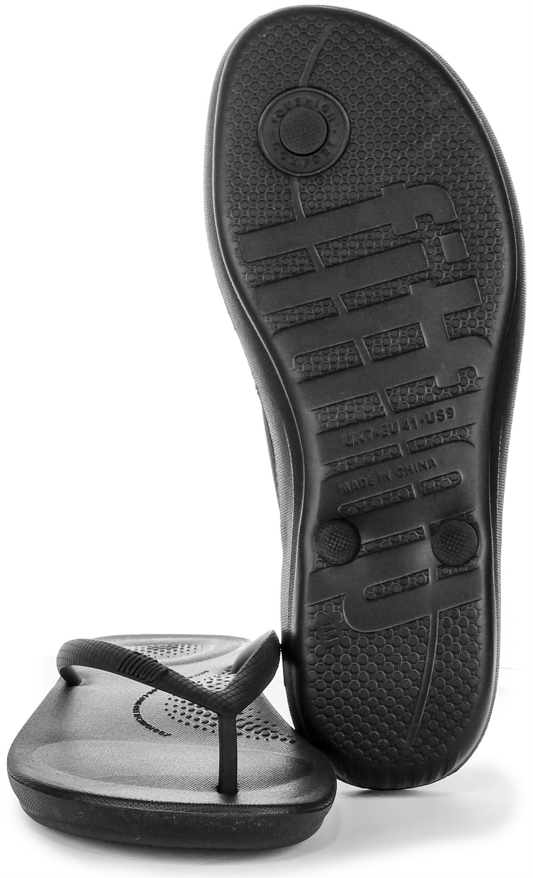 Sandalia Fitflop Iqushion ergonómica de espuma de aire de alto rebote para mujer bronce Reino Unido 5-11 - Imagen 6 de 37