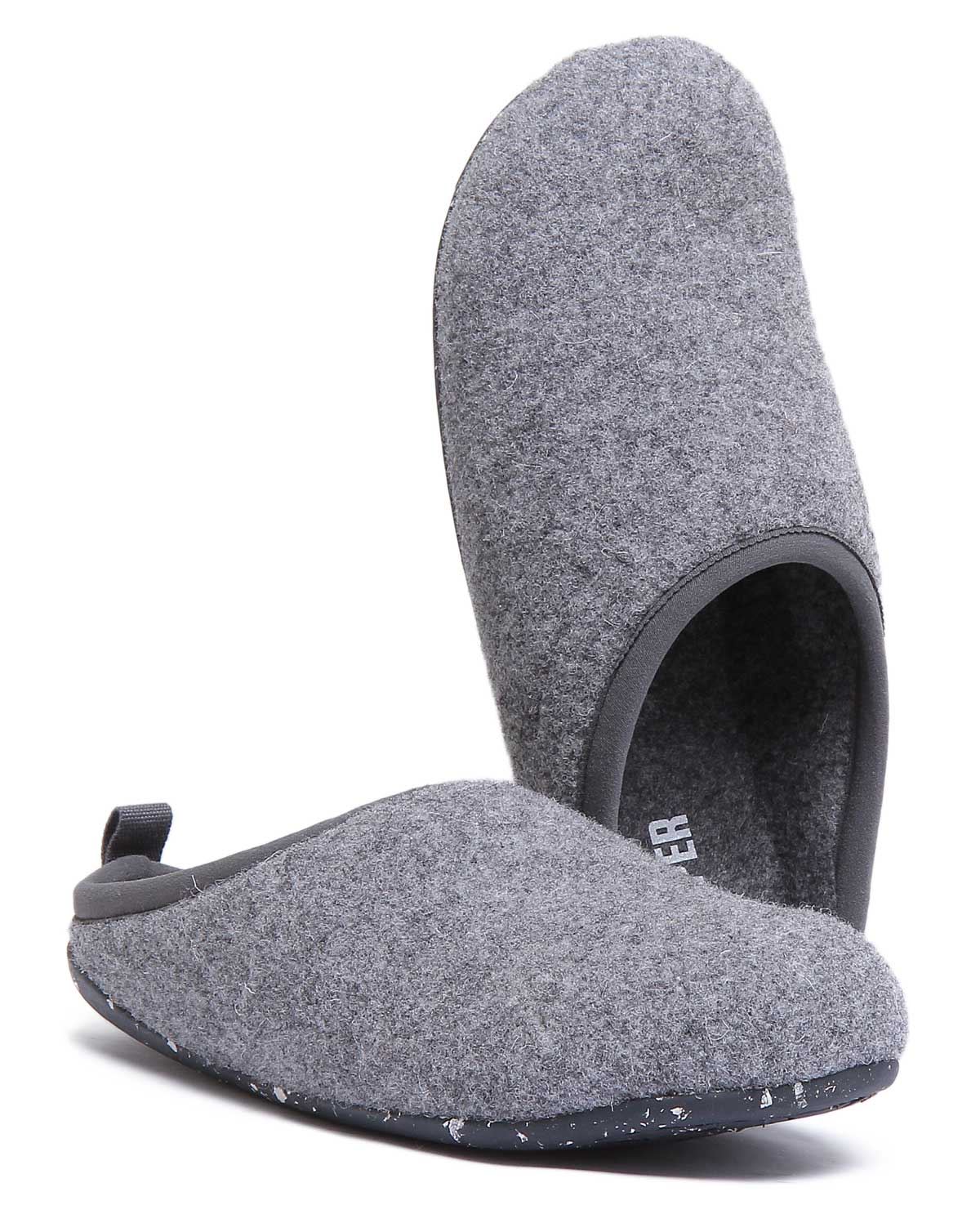 Camper Wabi Felt Tweed Bosforo Slip On Womens Trainer Slippers In Grey US 6 - 12 - Picture 12 of 13