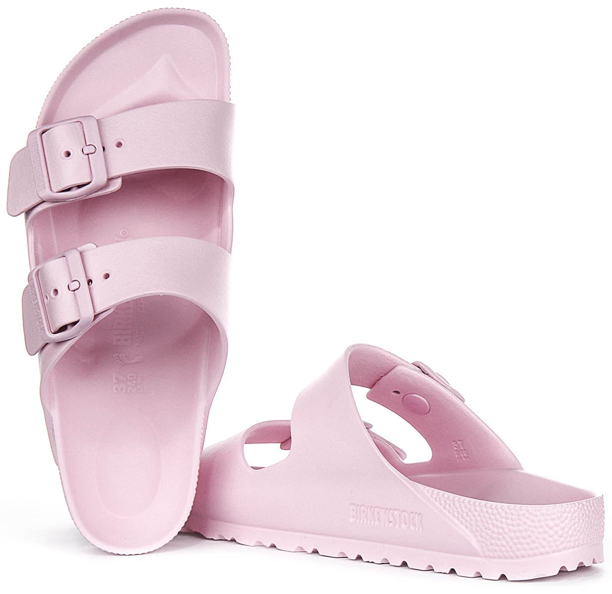 Birkenstock Arizona Eva Slide Narrow 2 Buckle Strap Womens Sandal Pink UK 3 - 8 - Picture 11 of 25