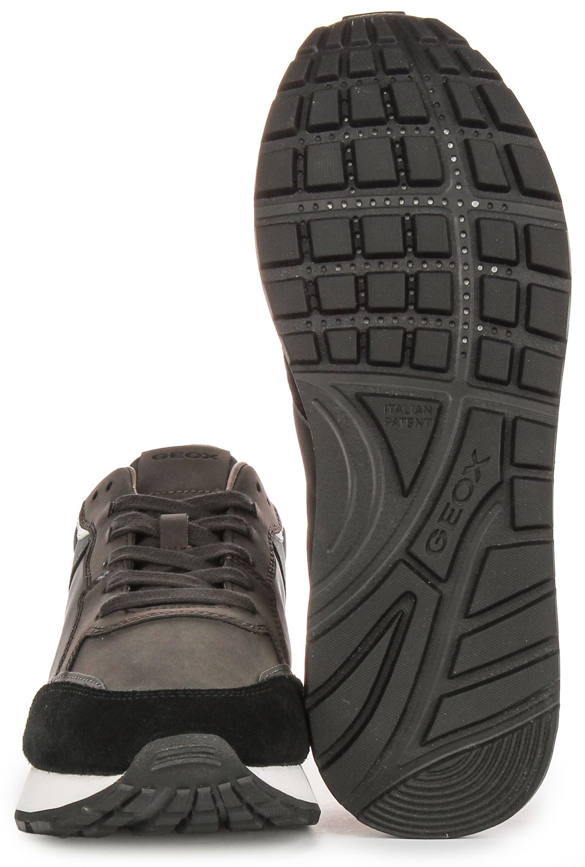 Geox men’s size 11. Brand new never worn GEOX Respira Metallic Grey Slip On Shoes Size US8 Italian  main image 3