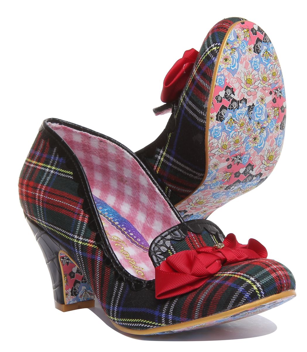 Irregular Choice Kanjanka Plaid Print 