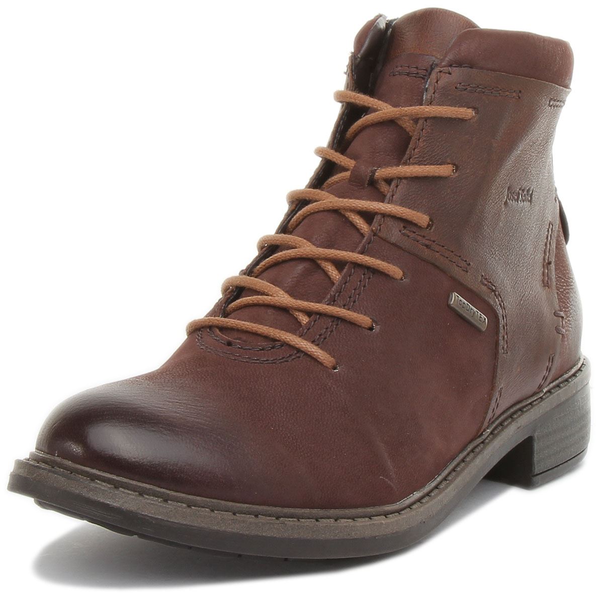 Josef Seibel Selena 50 Lace Up Ankle Boot Waterprooof In Brown Size US 5- 10 - Picture 13 of 13