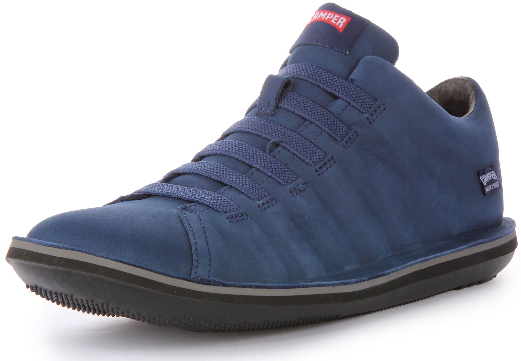 Size 9 - Camper Men\'s Beetle Blue Suede Oxford Slip On Shoes 36791 - 073 Camper BEETLE Sneakers in blue buy online main image 4