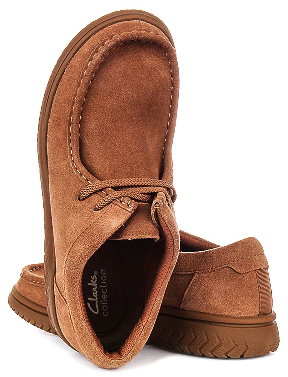 Clarks Relaxlite Niedrig Heritage Eva Sohle Wildleder Herren Freizeit Schuhe IN - Bild 11 von 13