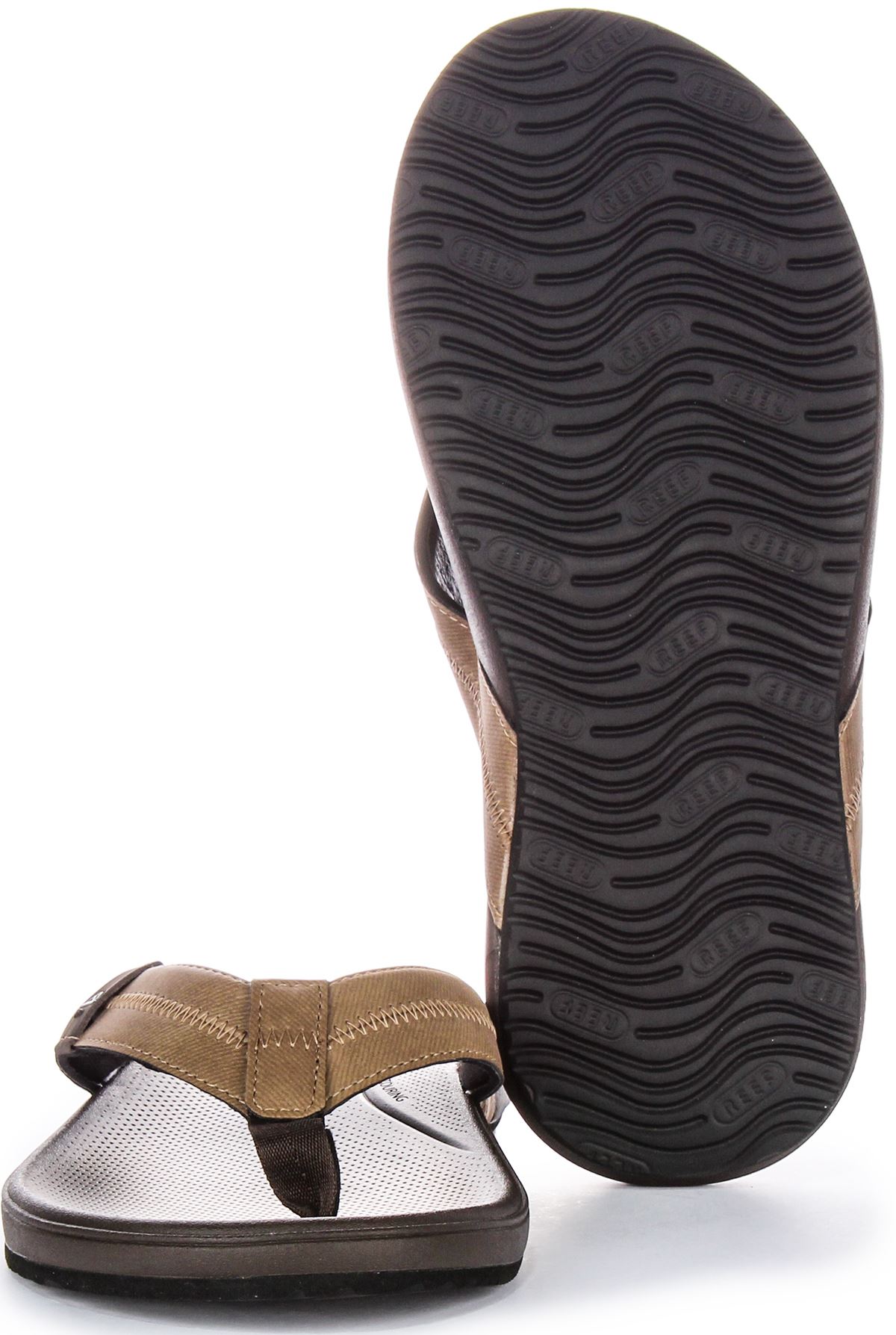 Sandalo Reef Cushion Phantom Superior Memory da uomo marrone chiaro US 6-13 - Foto 12 di 13