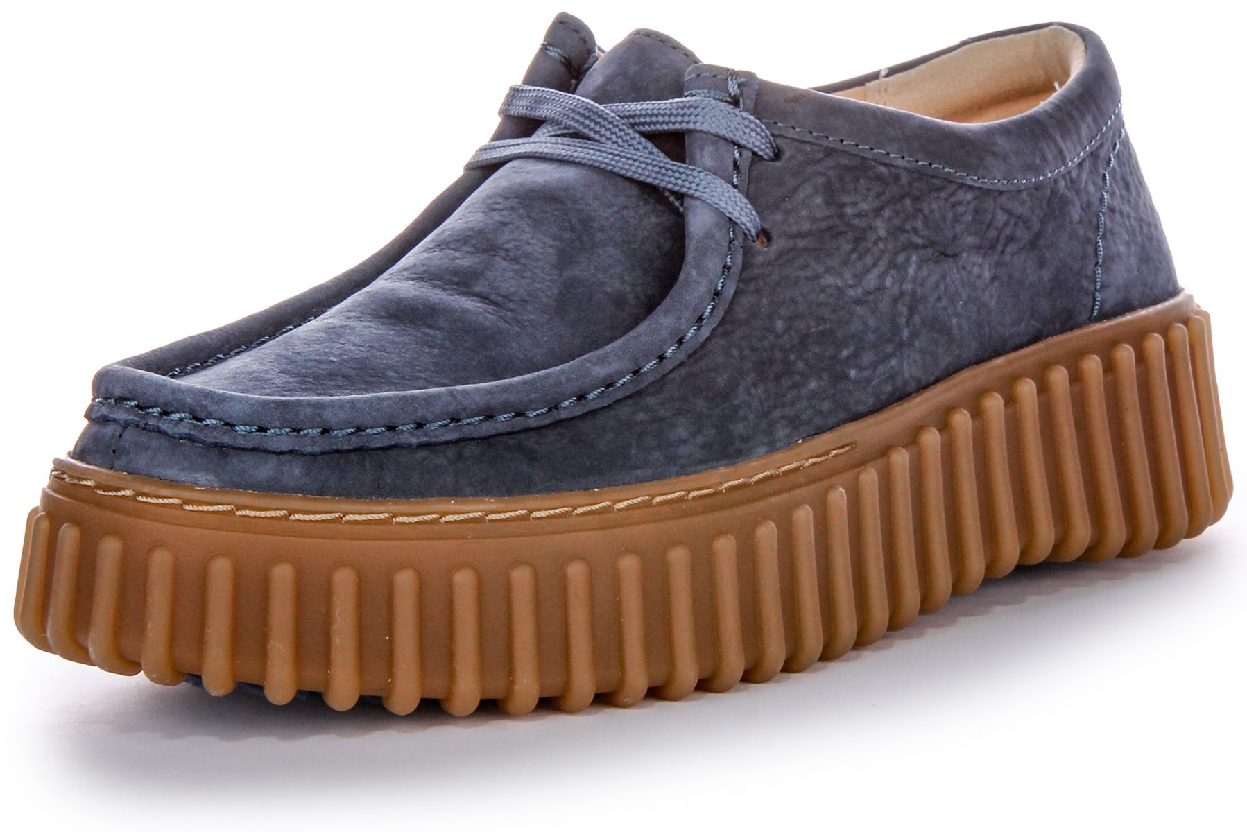Clarks Torhill Bee Leather Womens Casual Shoes In Blue US 6 - 11