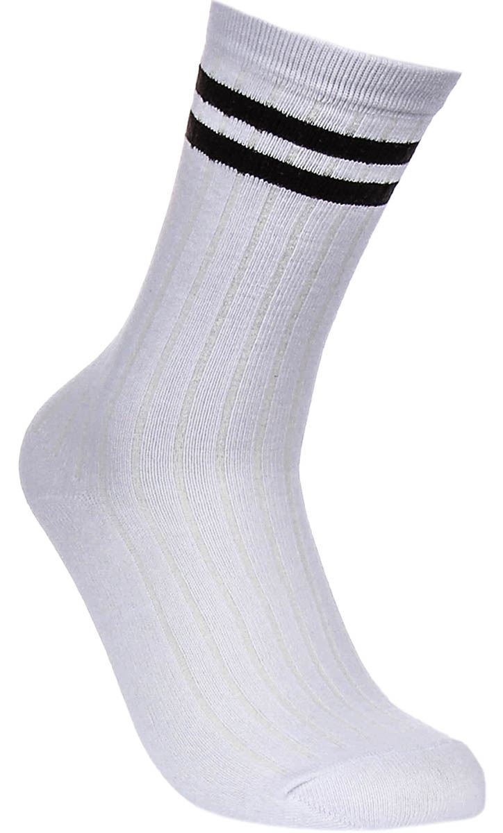 Justinreess England 2P Stripe Cotton Wear Womens Socks In White Black One Size - Picture 29 of 37