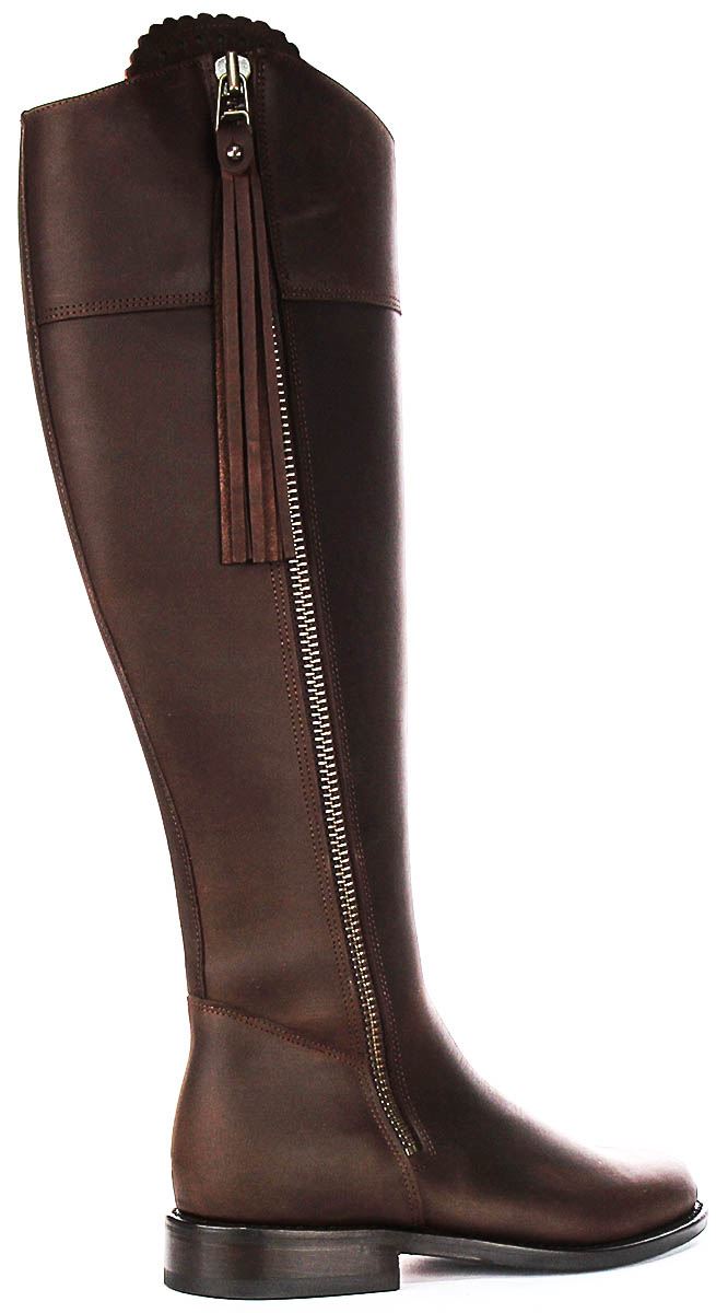 Justinreess England Valentina Sporty Tall Tassel Womens Boot Navy US 5 - 11 - Picture 10 of 37