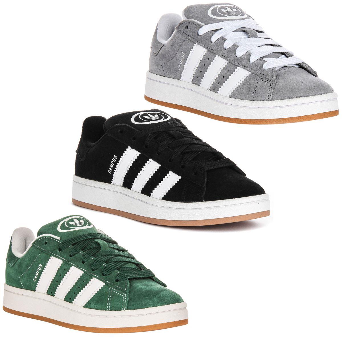 Adidas Campus 00S 3 Stripes Junior Boys Sneakers In Grey White US 3 - 7 |  eBay