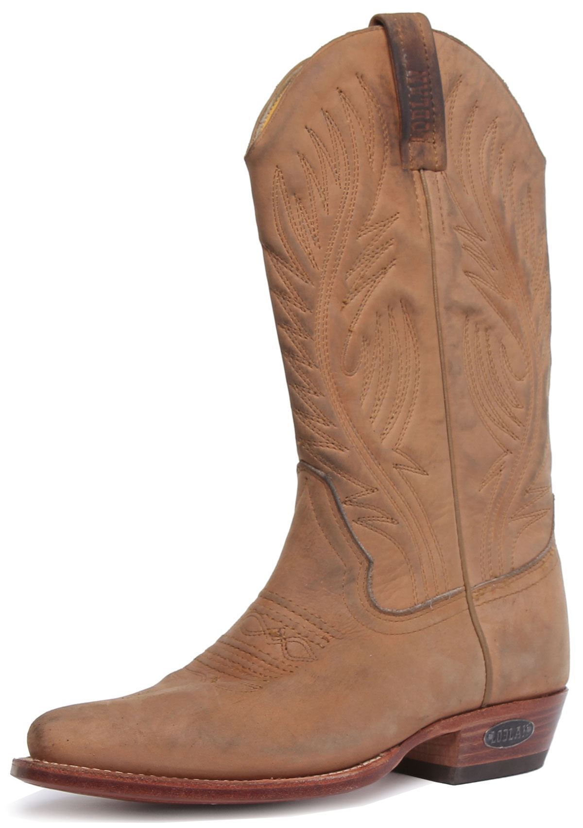 Loblan 194C Long Cowboy Boot In Black Shiny Size UK 36- 46 - Picture 23 of 29