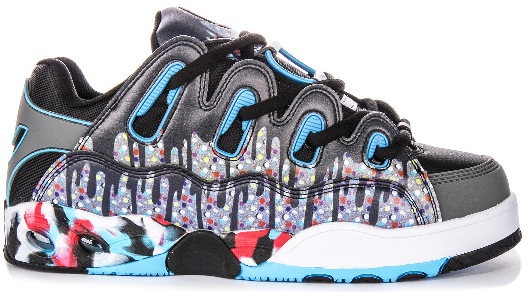 Osiris D3 OG Vulcan Cupsole Midsole Skate Mens Sneakers Blue Multi