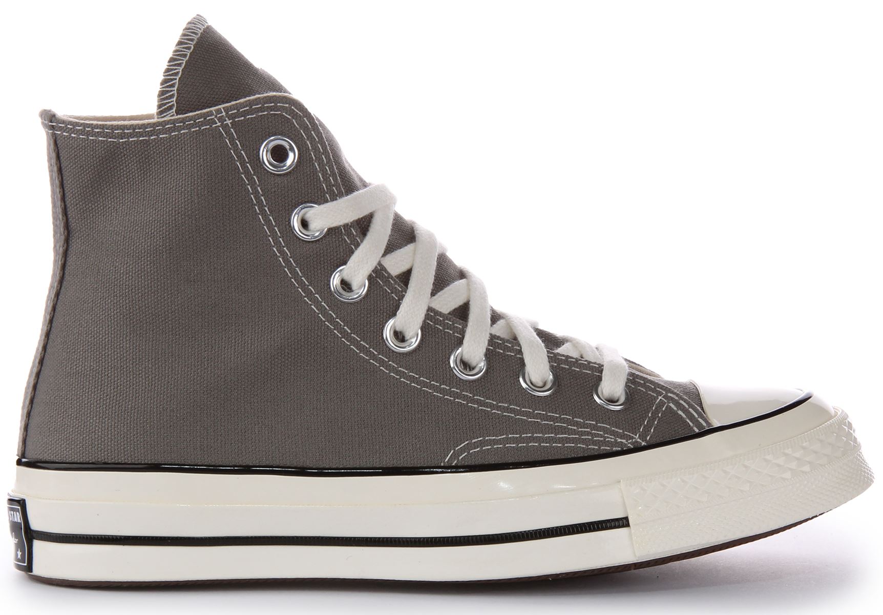 Converse A05584C Spannfutter 70 Hi Top Schnürung Canvas Trainer grau UK 6 - 12 - Bild 8 von 12