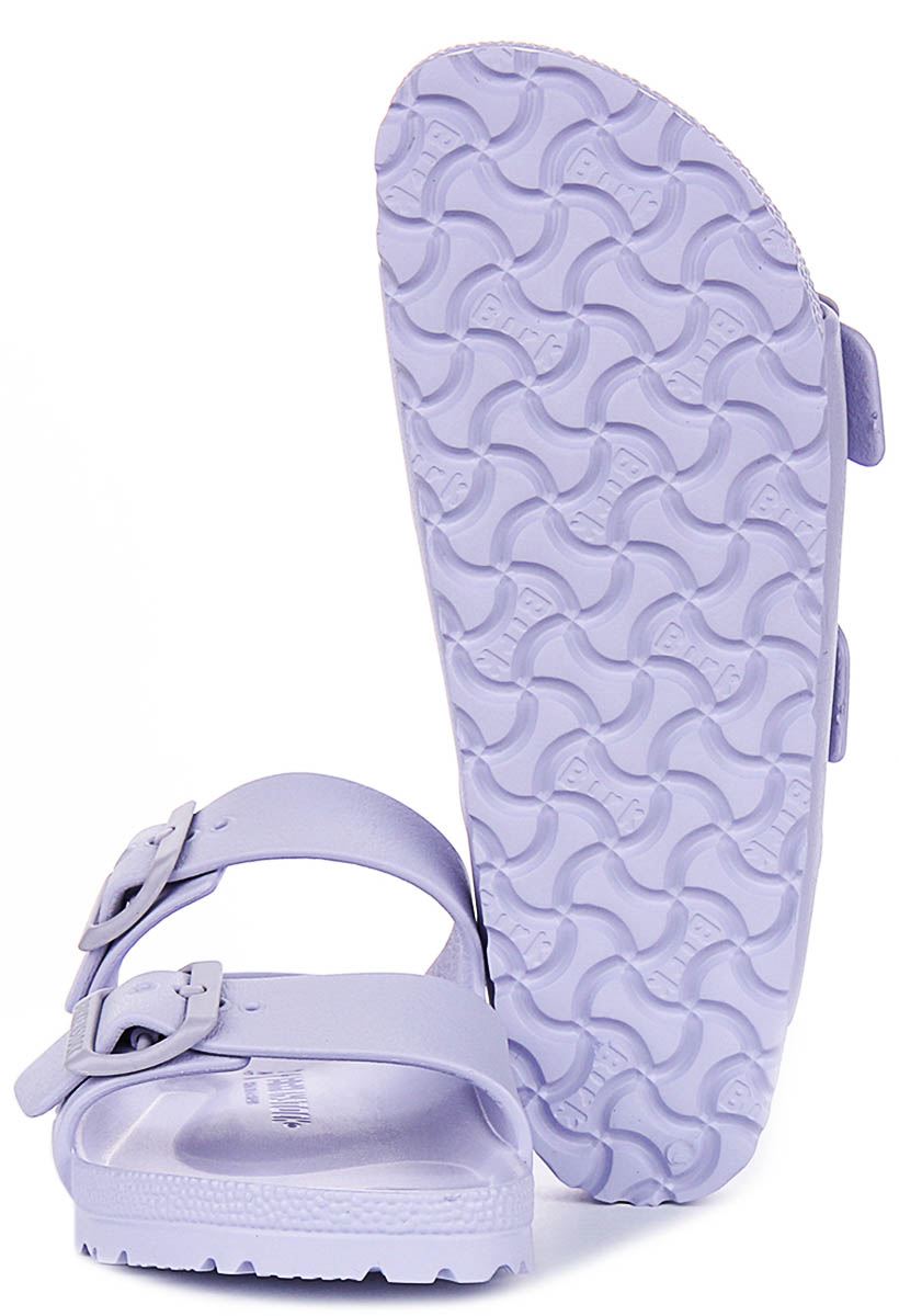 Birkenstock Arizona Eva Slide Narrow 2 Buckle Strap Womens Sandal Pink UK 3 - 8 - Picture 18 of 25