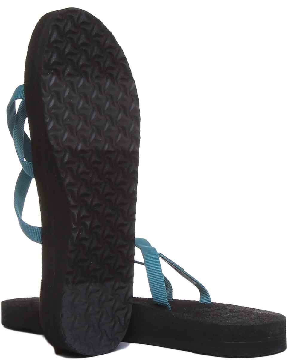 Teva Olowahu Womens Strappy Flip Flop Sandals In Orange Size US 5 - 10 - Picture 30 of 32