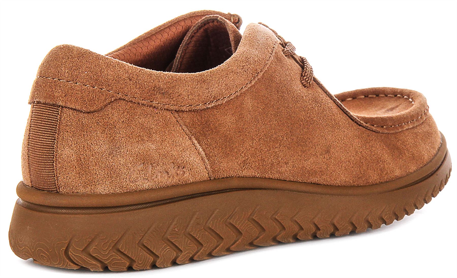 Clarks Relaxlite Niedrig Heritage Eva Sohle Wildleder Herren Freizeit Schuhe IN - Bild 10 von 13
