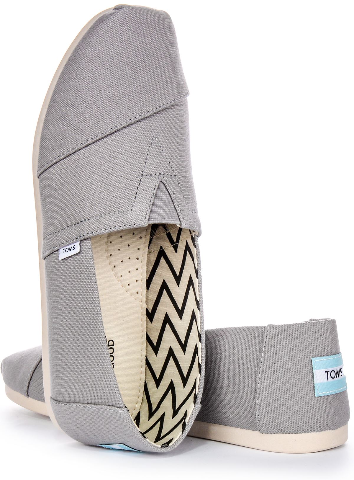 Toms Alpargata Eco Fibre Canvas Espardrilles Mens Trainer Tray Grey UK 7 - 12