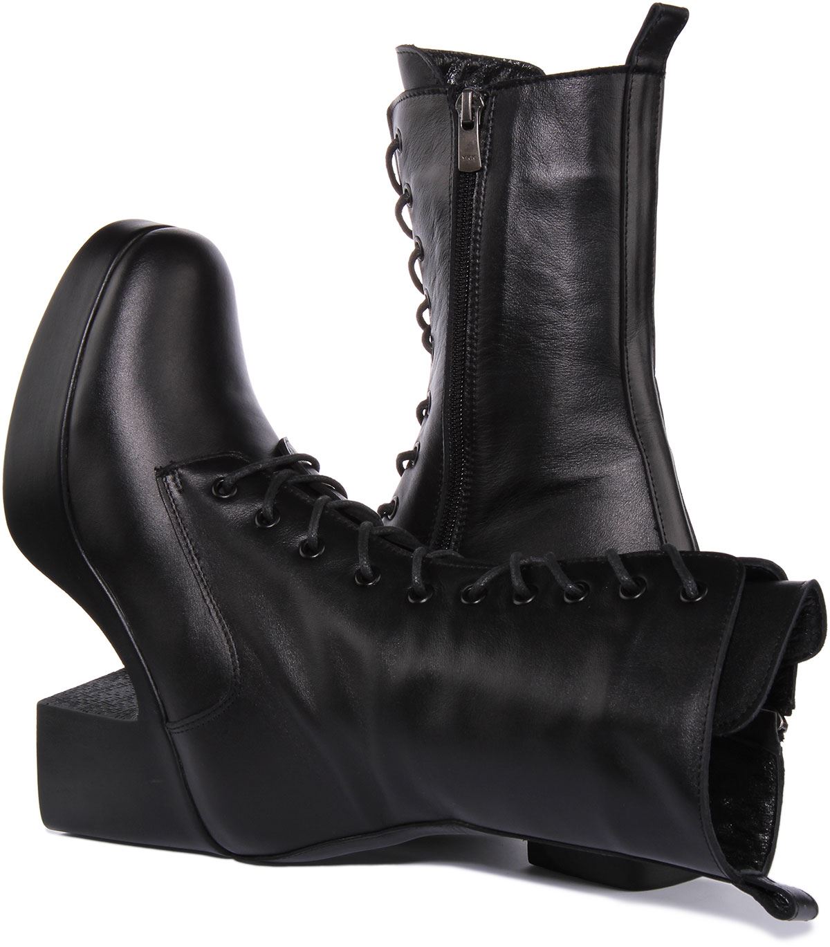 Justinreess England Frida Cuero Suave Botas de Plataforma Marrón Mujer EE. UU. 5 - 10 - Imagen 6 de 19