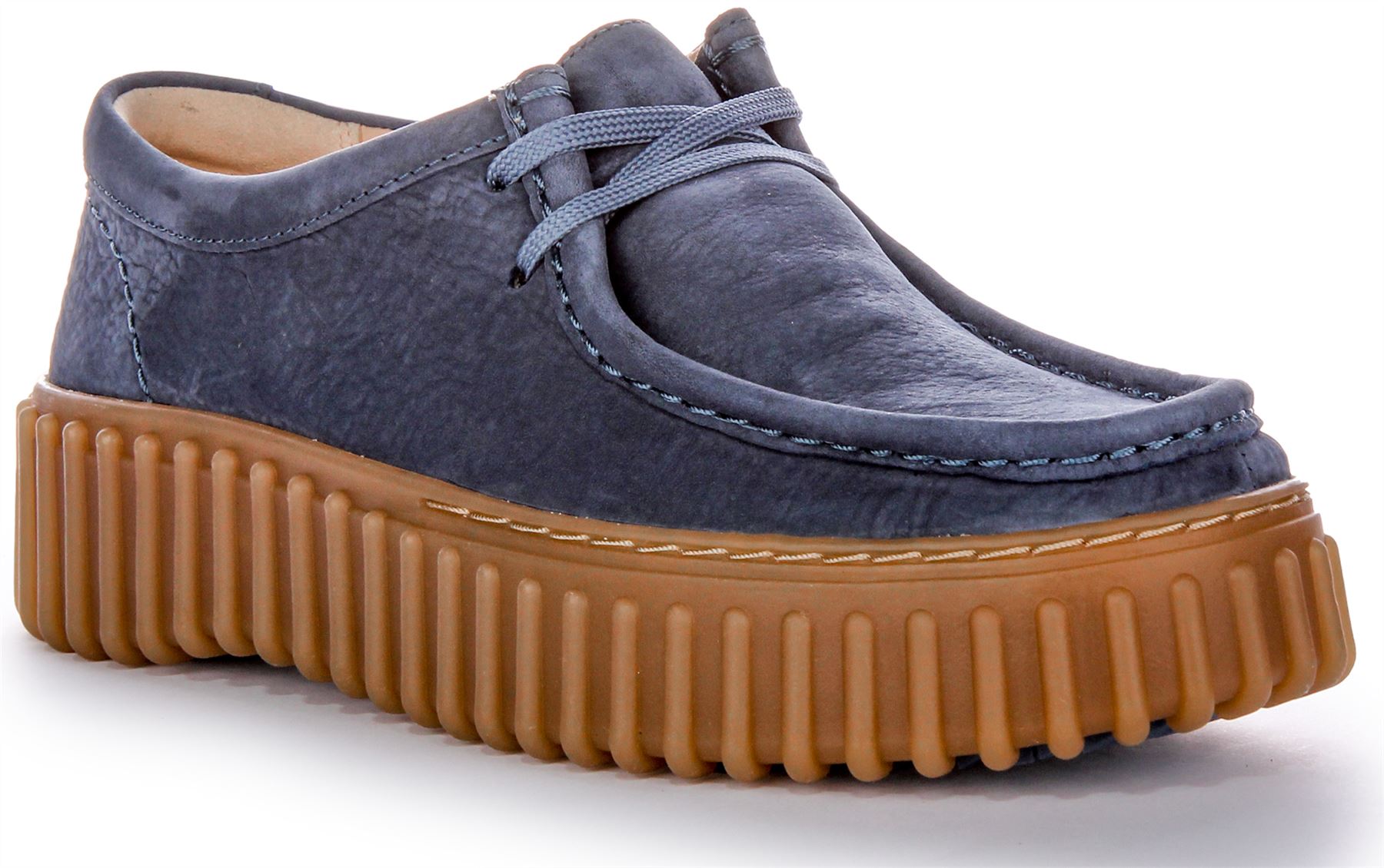 Clarks Torhill Bee Leather Womens Casual Shoes In Blue US 6 - 11