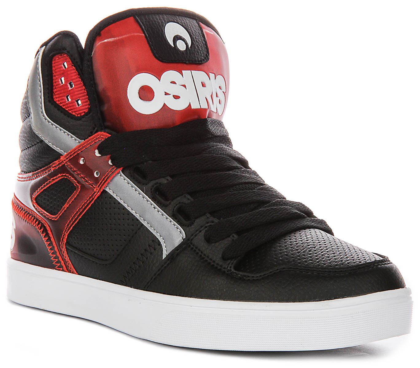 Osiris Clone Moulded Eva Vulcan Lace Up Mens Trainers In Black Red US 7 – 12