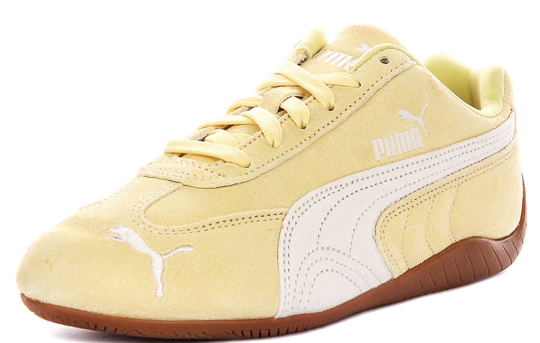 Puma Speedcat Og Racetrack Ins Street Low Womens Trainer Yellow UK 3 - 8