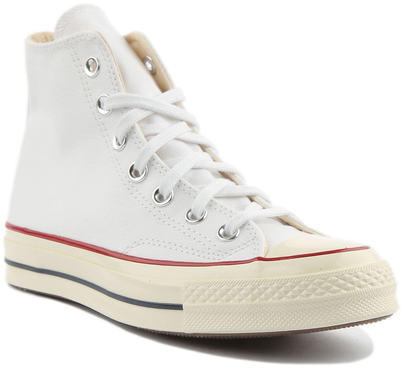 Converse 162056 Chuck 70s Hi Unisex Canvas Sneakers In White Size US 12
