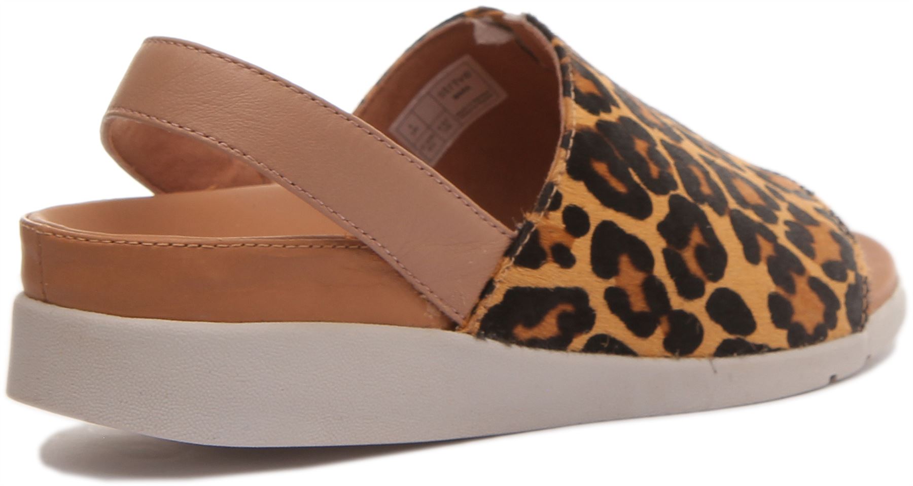 Strive Womens Mara Leopard Sling Back Back Strap Orthotic Mule Size UK 3 - 8 - Picture 10 of 13