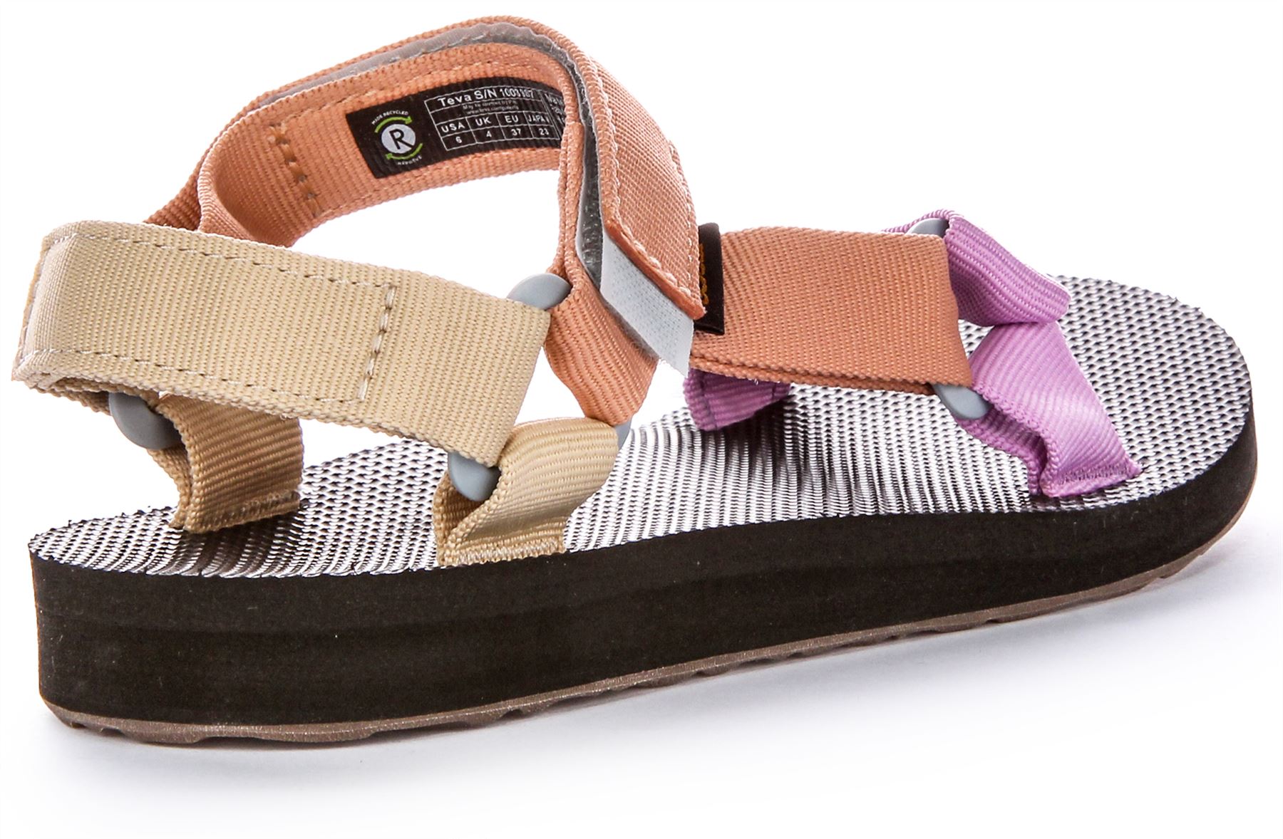 Teva Orig Strappy Back Tye Dye Vegan Womens Sandal Multi Colour UK 3 - 8 - Picture 34 of 37
