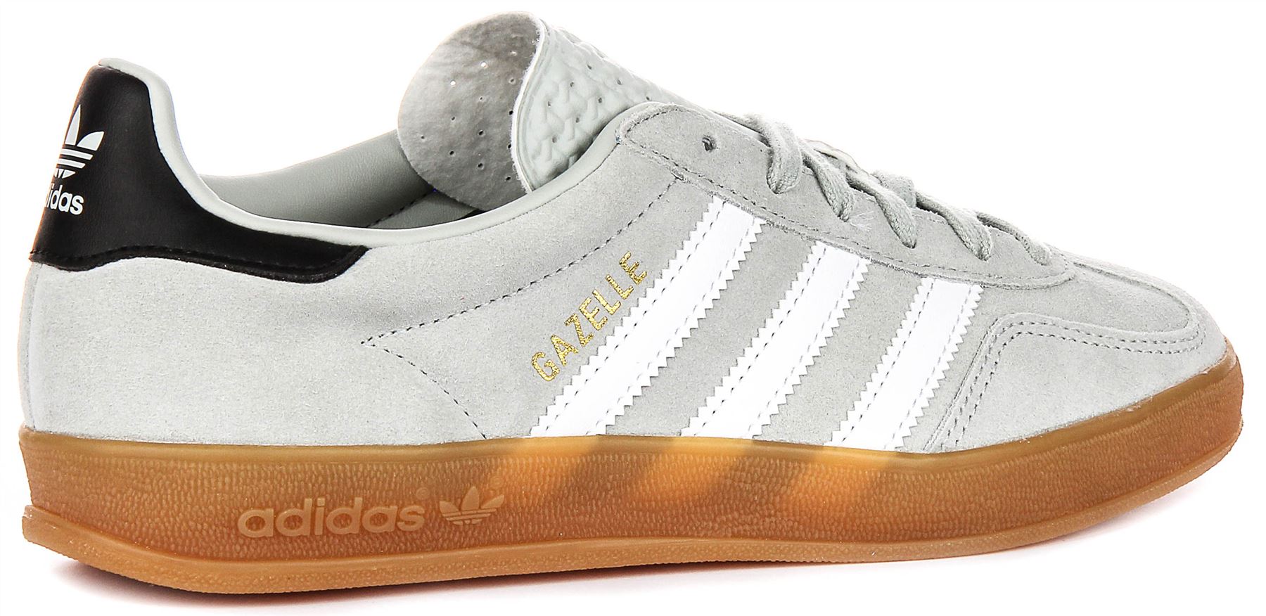 adidas gazelle silver green womens adidas Gazelle Shoes - Kids - Grey Three / Cloud White / Gold