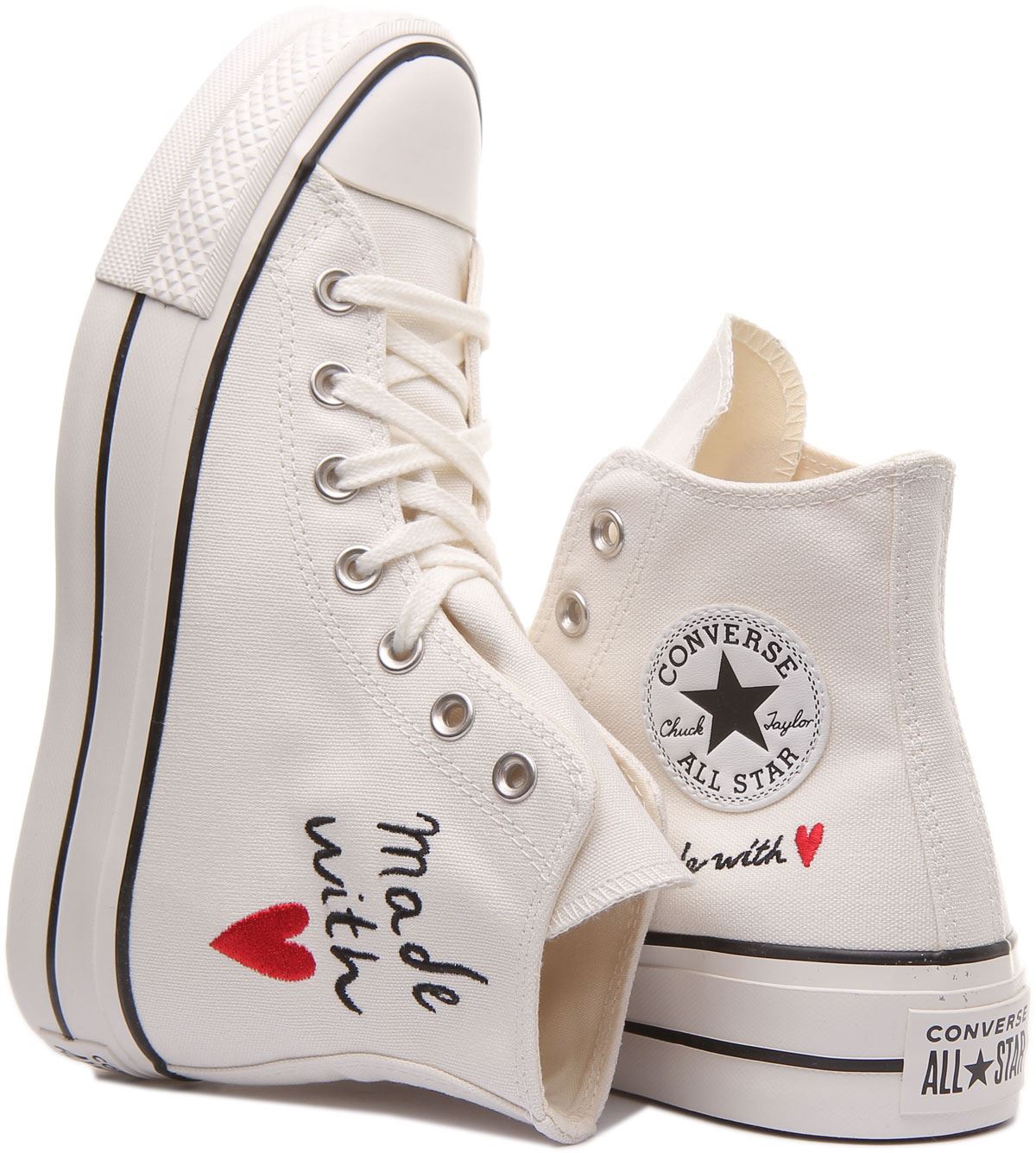Converse - Valentine's Day Platform Chuck Taylor Sneakers Bibloo.com