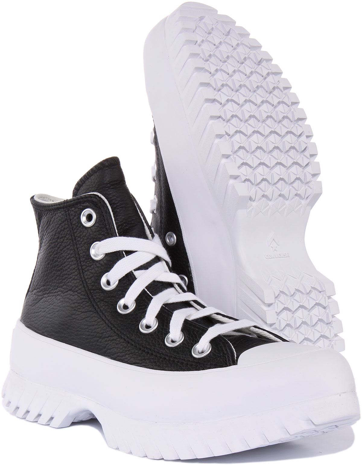 Converse A03704C CT All Star Lugged 2.0 Hi Top Womens Trainer In Black UK 3 - 8