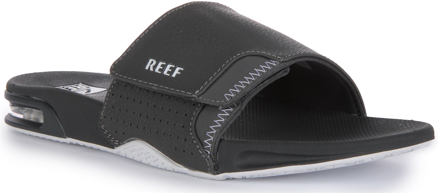 Reef Charcoal Slide Sandals Reef Cushion Phantom 2.0 Mens Sandals - White Charcoal  main image 2