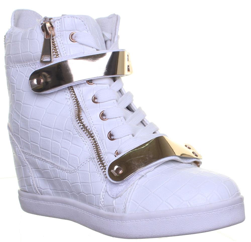 Damen-Schnrstiefeletten Krokodille-Druck mit seitlichem Reiverschluss in Schwarz Gre UK 3 8 7790₽