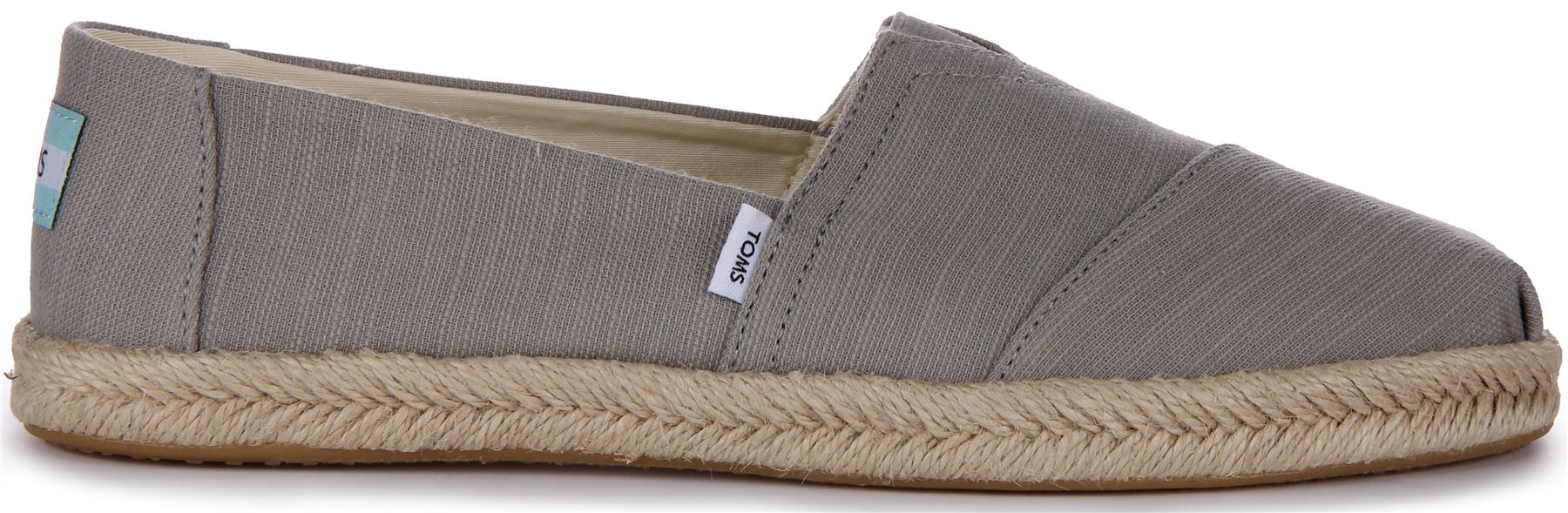 Toms Alpargata Recycled Vegan Pull On Gore Mens Trainer In Grey UK  4 - 8