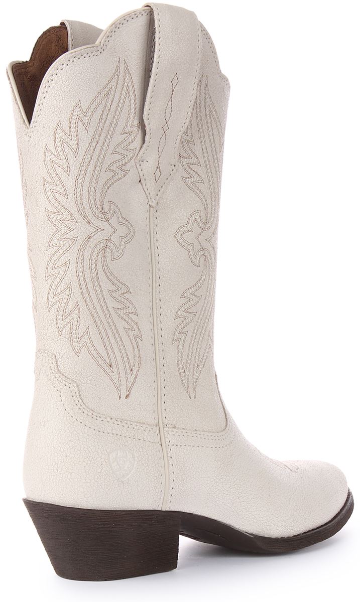 Ariat Heritage J Toe Duratread Pull Tab Western Womens Boot In Brown UK 3 - 9 - Picture 16 of 19