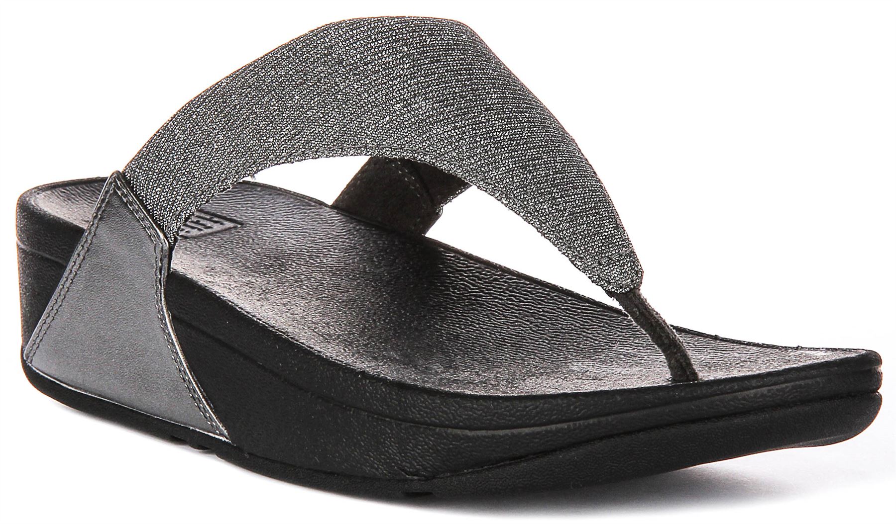 Sandalia Para Mujer Fitflop Lulu Shimmerlux En Pewter UK 3 - 8 - Imagen 20 de 25