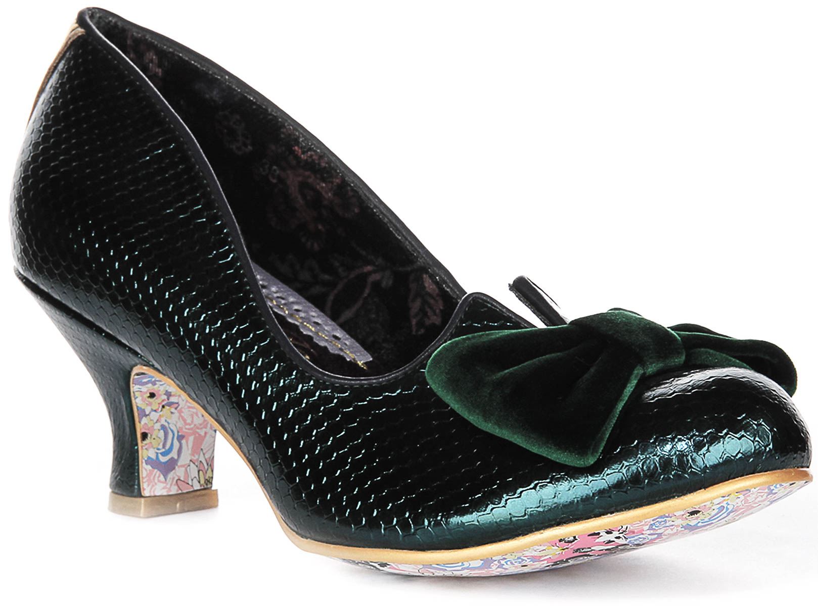 Необычный выбор: Ослепительный бирюзовый металлик Damenschuhe mit Absatz grün Великобритания 3,5 8