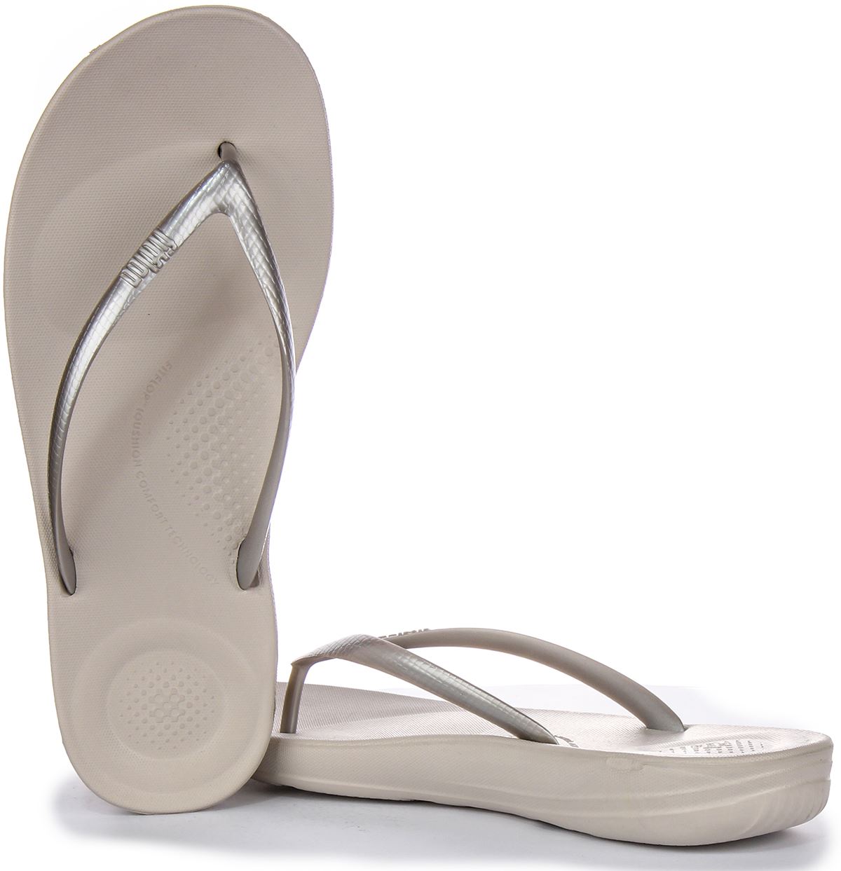 Sandalia Fitflop Iqushion ergonómica de espuma de aire de alto rebote para mujer bronce Reino Unido 5-11 - Imagen 29 de 37